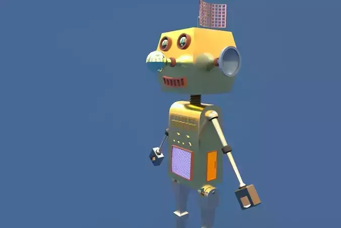 Robot cartoon 