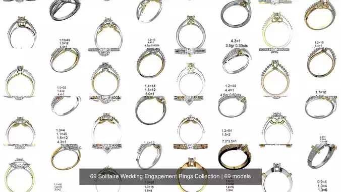 69 Solitaire Wedding Engagement Rings Collection 