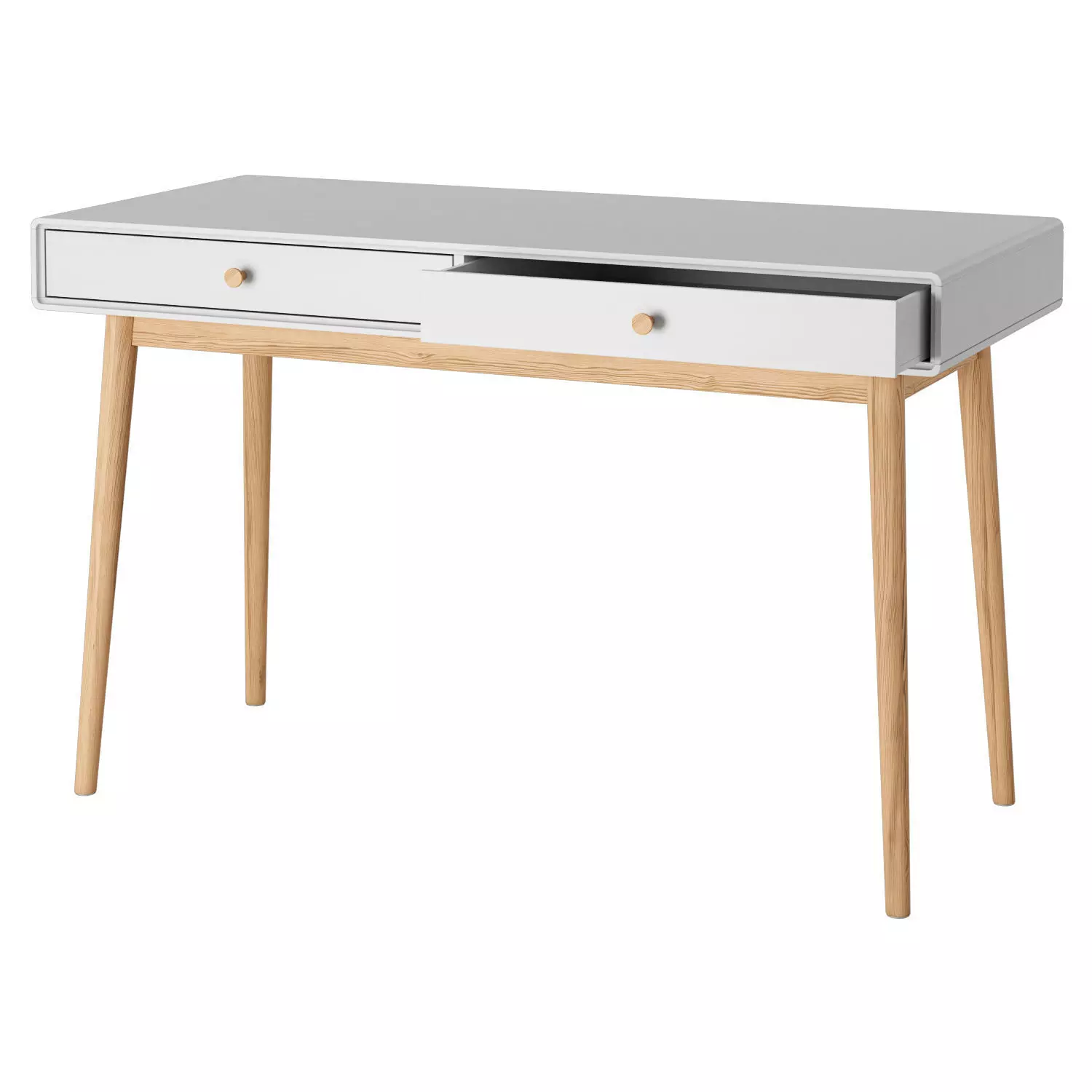 La Redoute Jimi 2 Drawer Desk 3D model_0