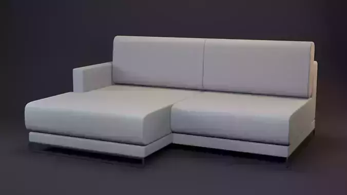 Mycs Tyme Fabric Sofa Gray Corner Sofa Couch