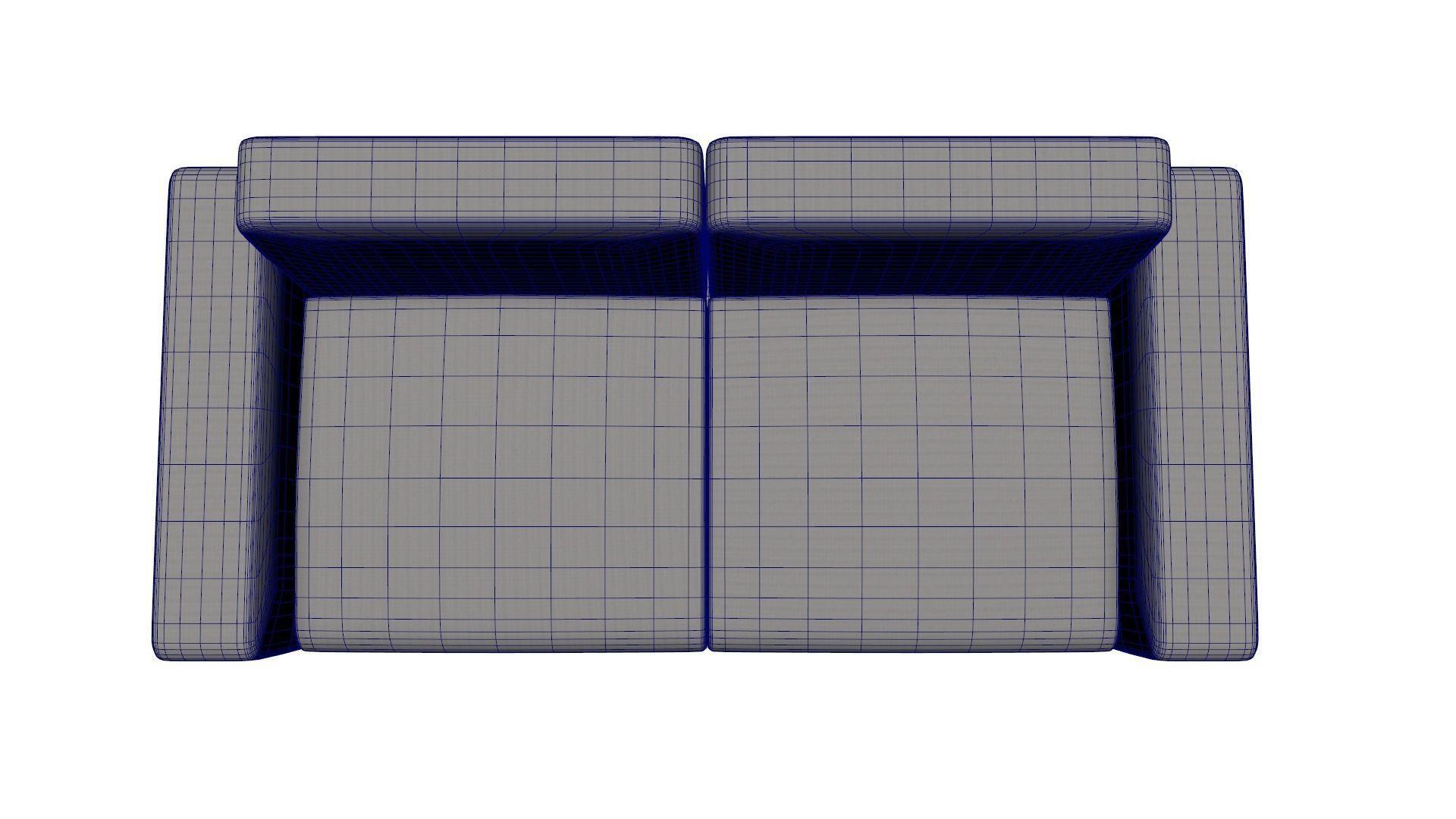 Sofa In Velour From Hausmann 3D model_12