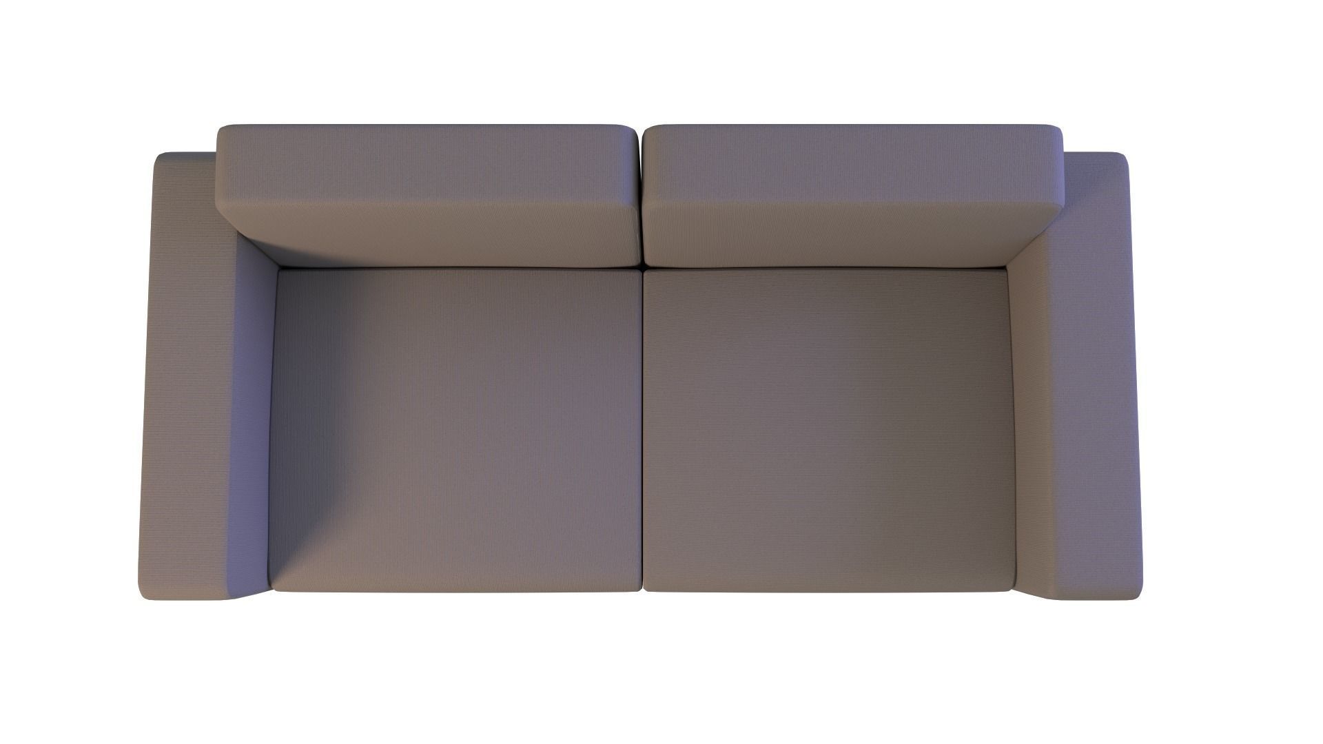 Sofa In Velour From Hausmann 3D model_4
