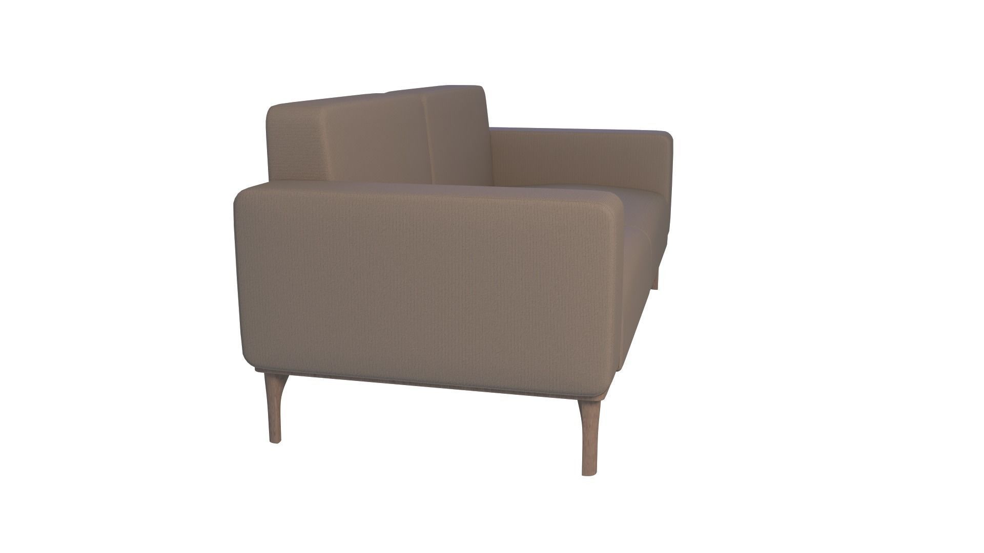 Sofa In Velour From Hausmann 3D model_2