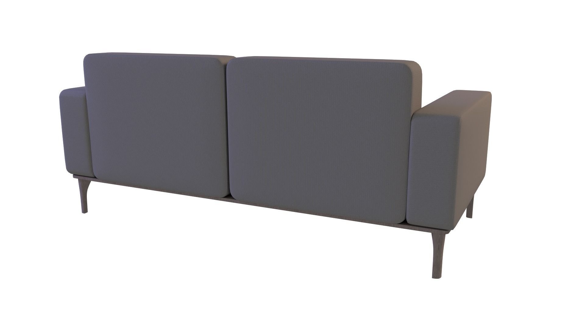 Sofa In Velour From Hausmann 3D model_3