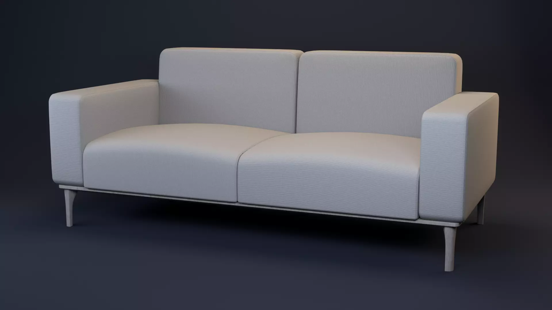 Sofa In Velour From Hausmann 3D model_0