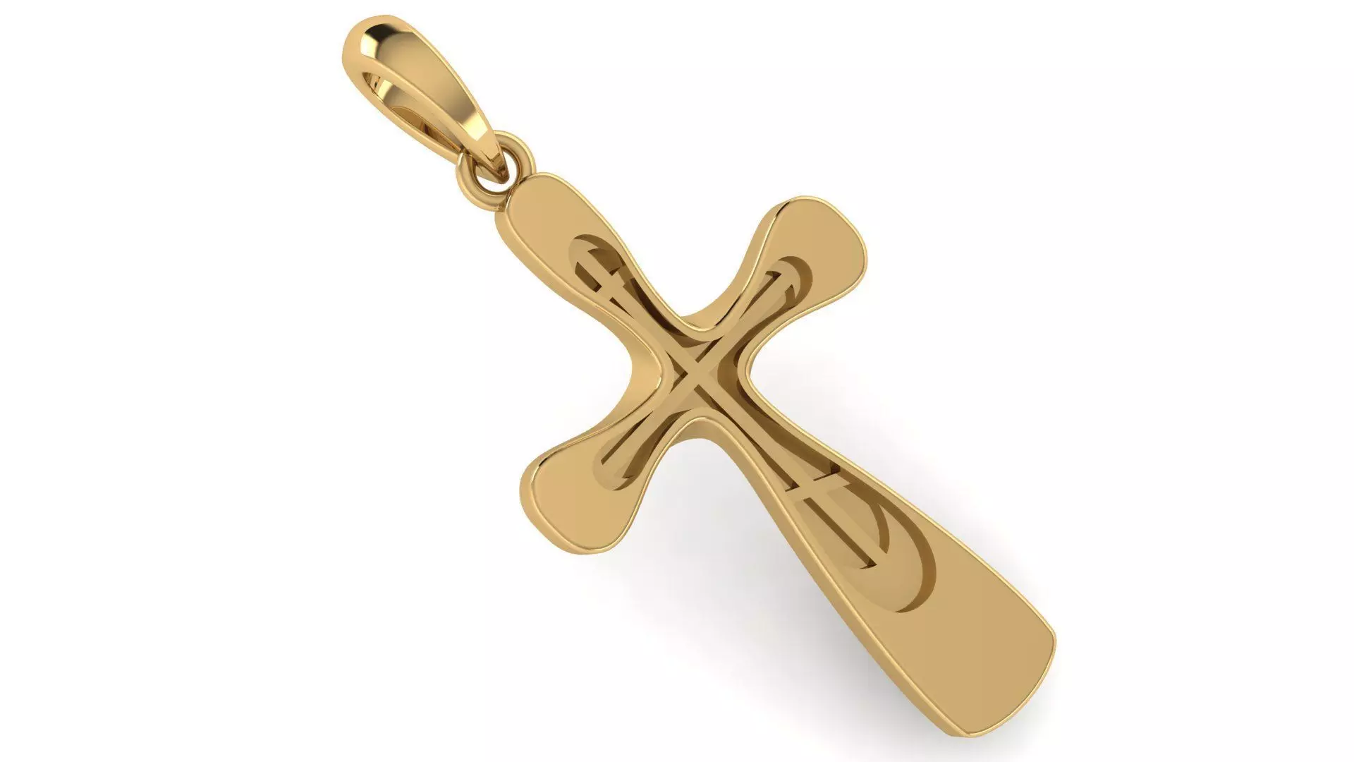 CROSS PENDANT CR159 3D print model_0