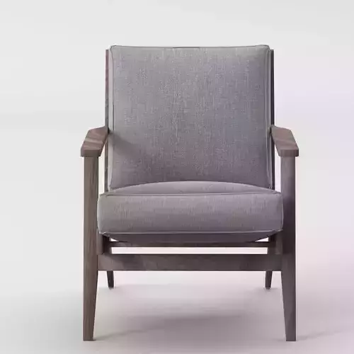 Wooden chair model for interior and exterior