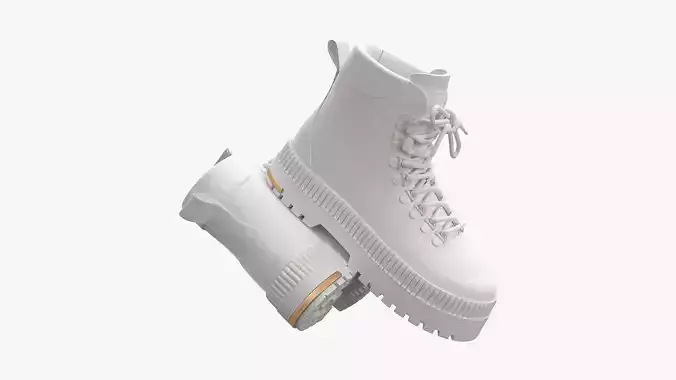 Fenty Hitch Hiker Boots White