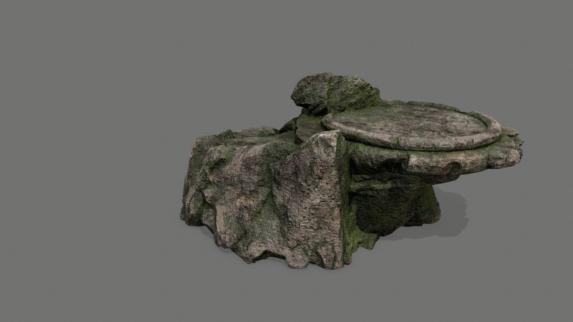  Ladder Ruin Low-poly 3D model_5