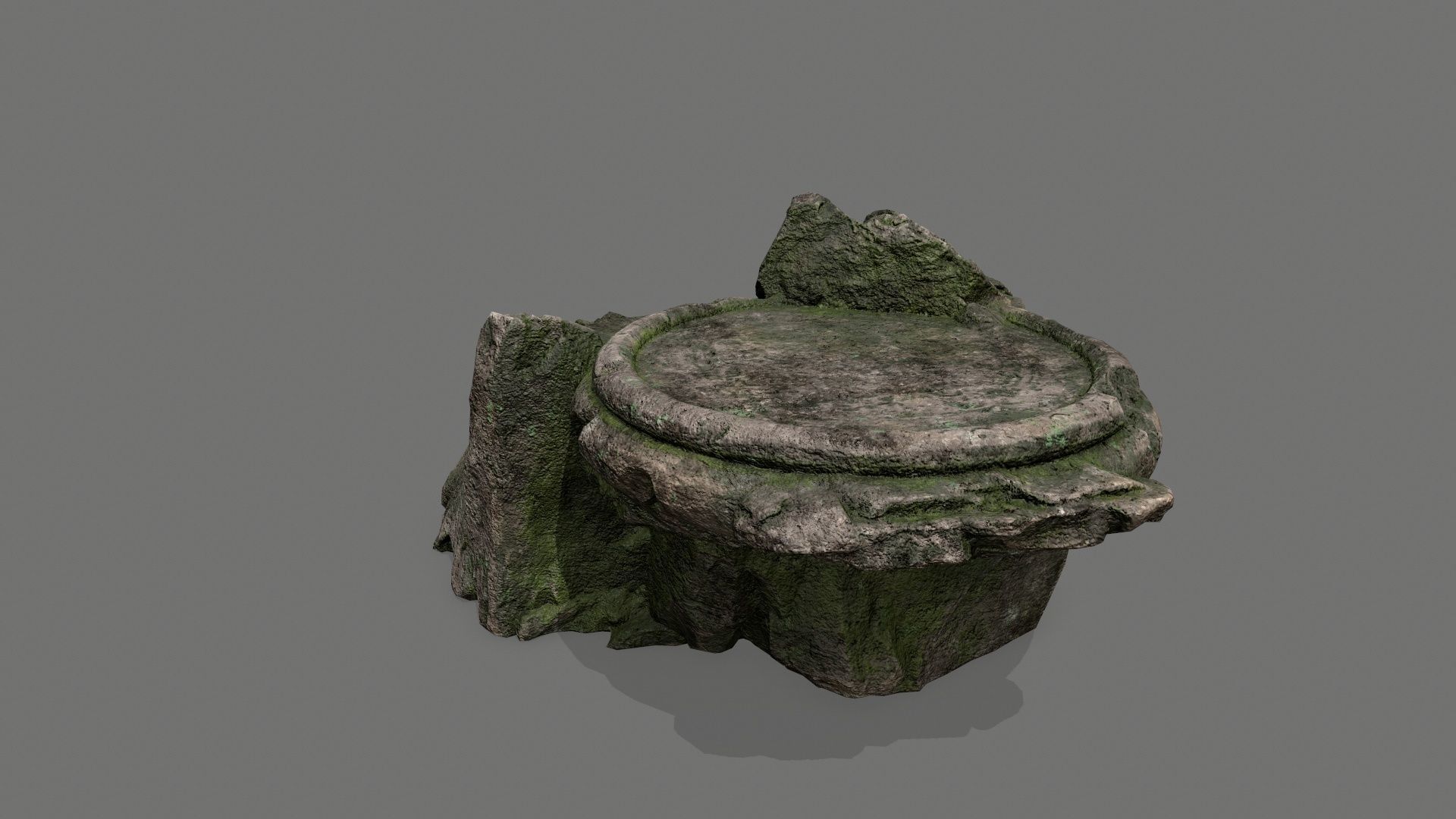  Ladder Ruin Low-poly 3D model_6