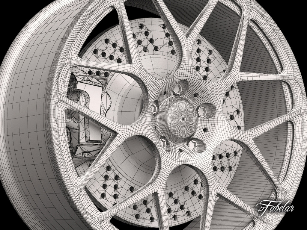 Maggiolino RS rim 3D model_3