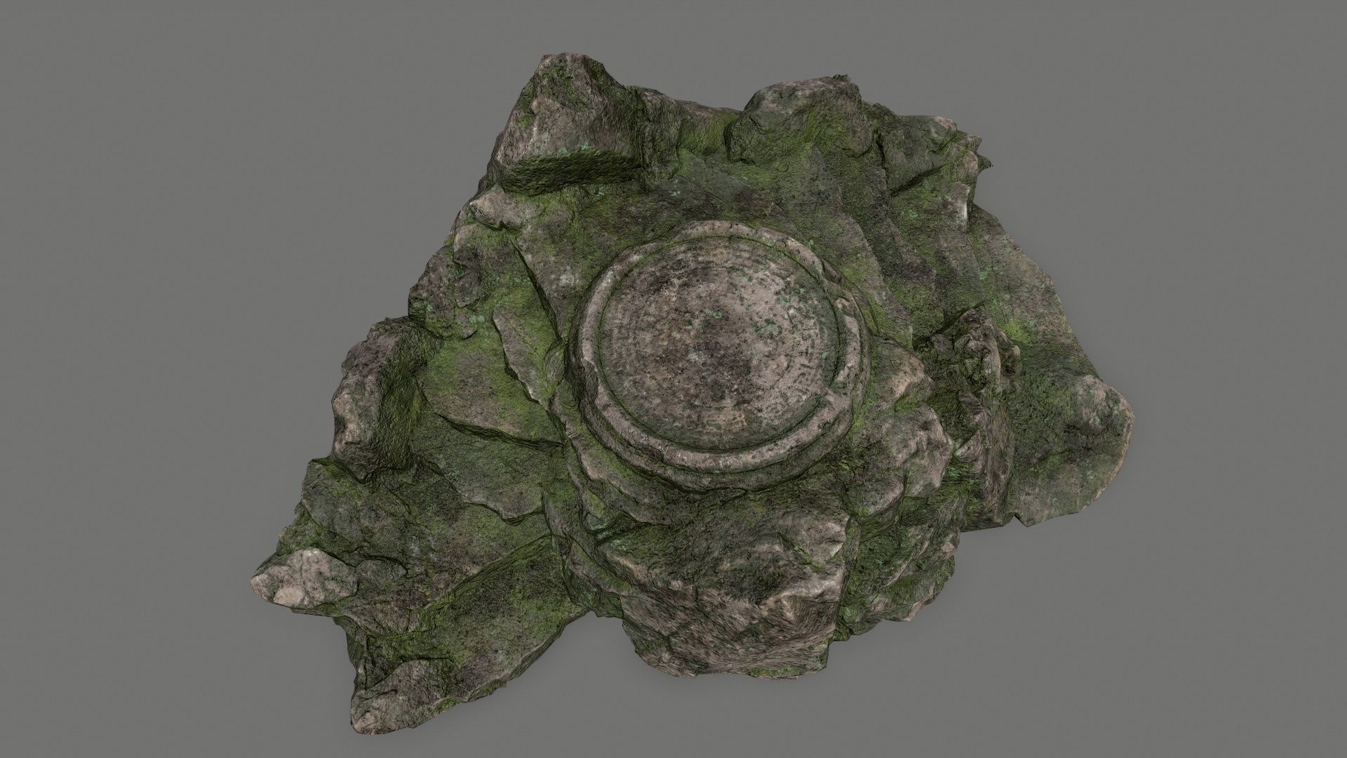 Ladder Ruin Low-poly 3D model_8