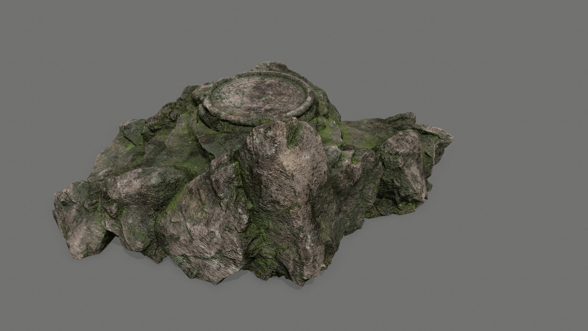 Ladder Ruin Low-poly 3D model_4