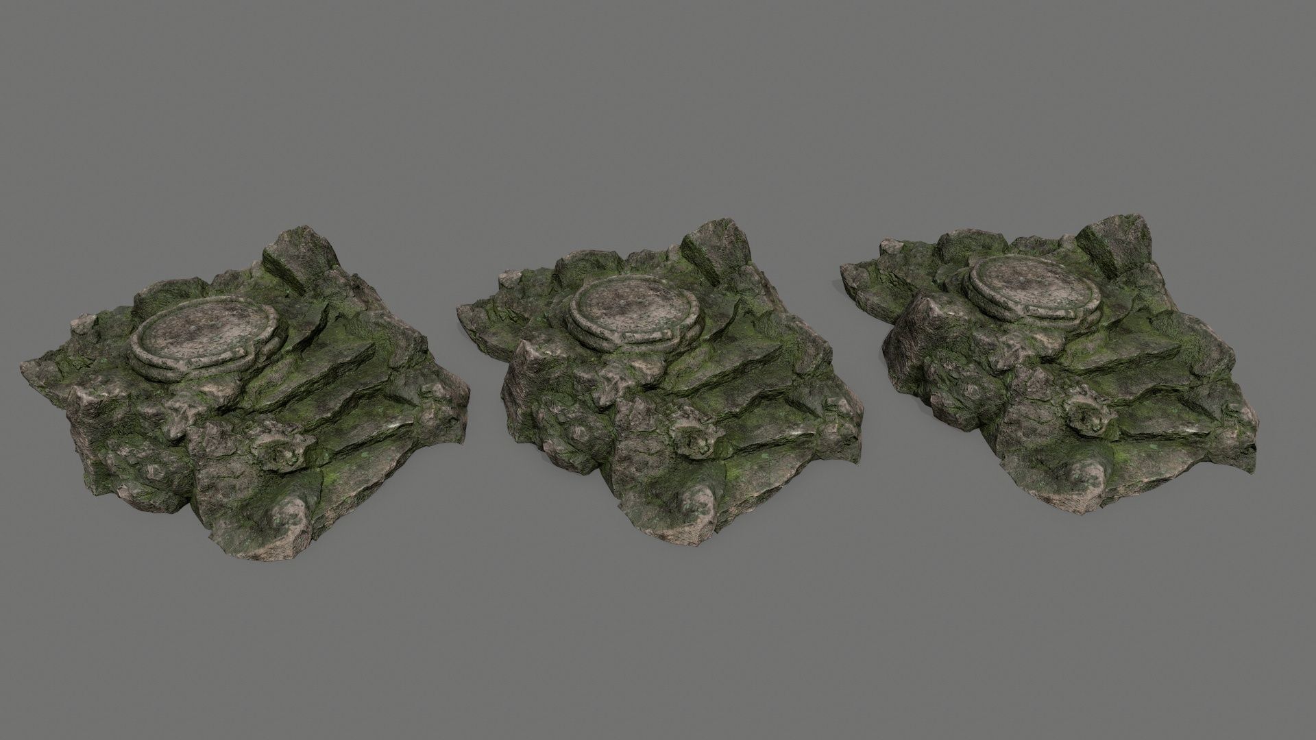 Ladder Ruin Low-poly 3D model_12