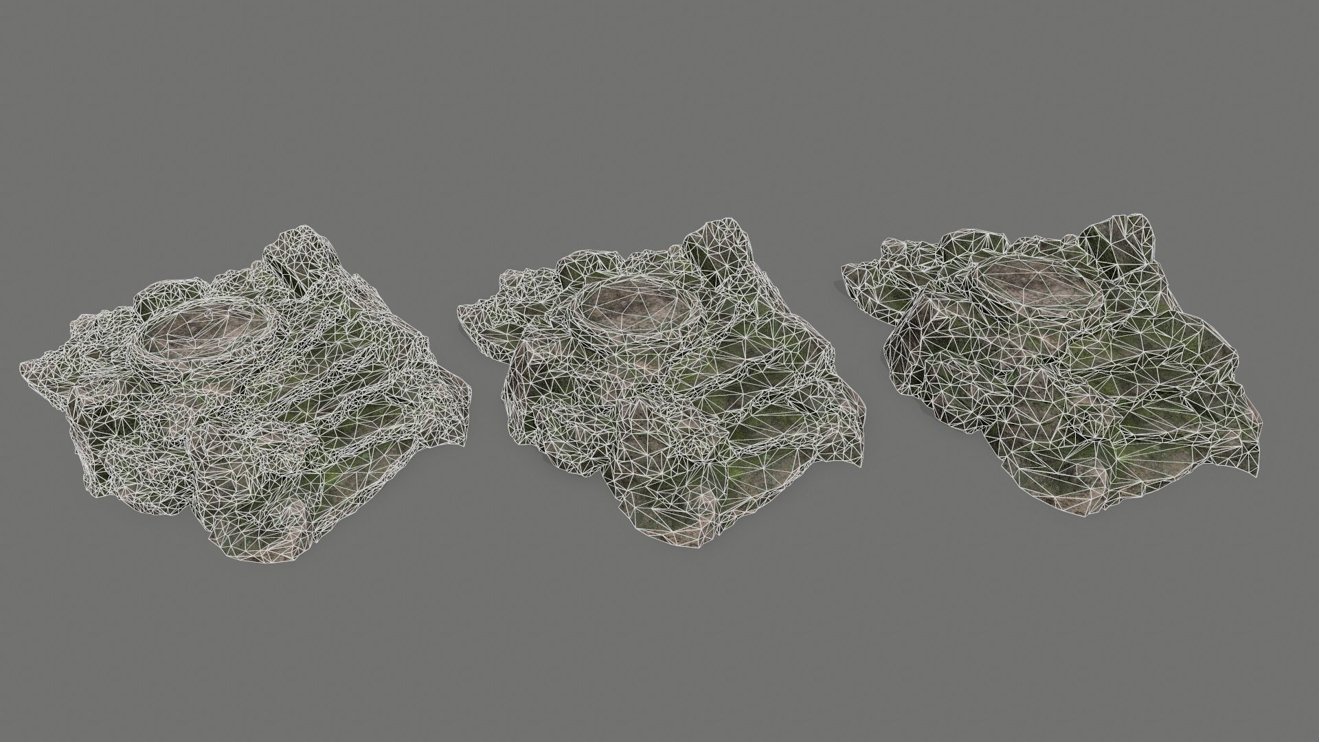 Ladder Ruin Low-poly 3D model_13