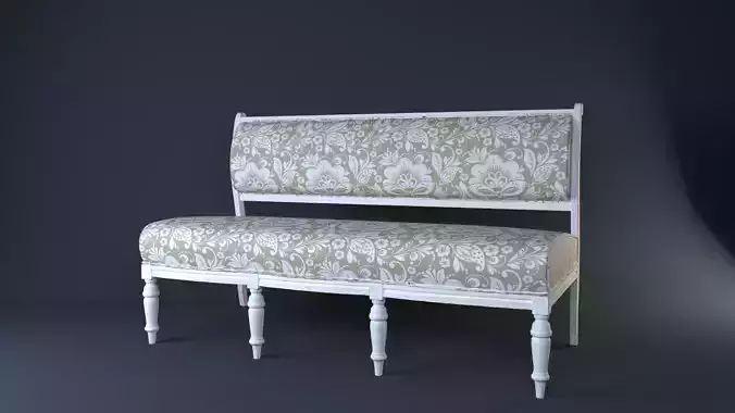 Antique Painted Sofa