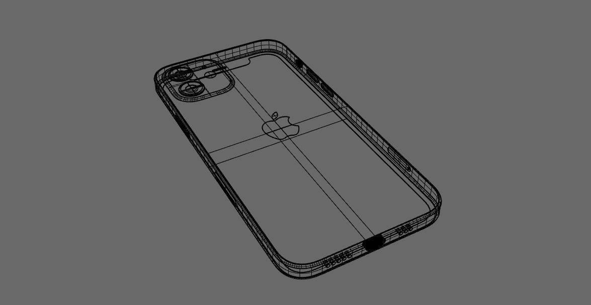 Apple IPhone 12 3D model_5