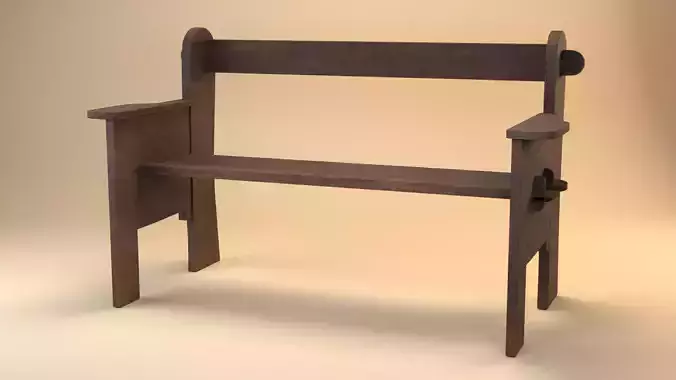 Swedish Pine Sofa Chair 1970s