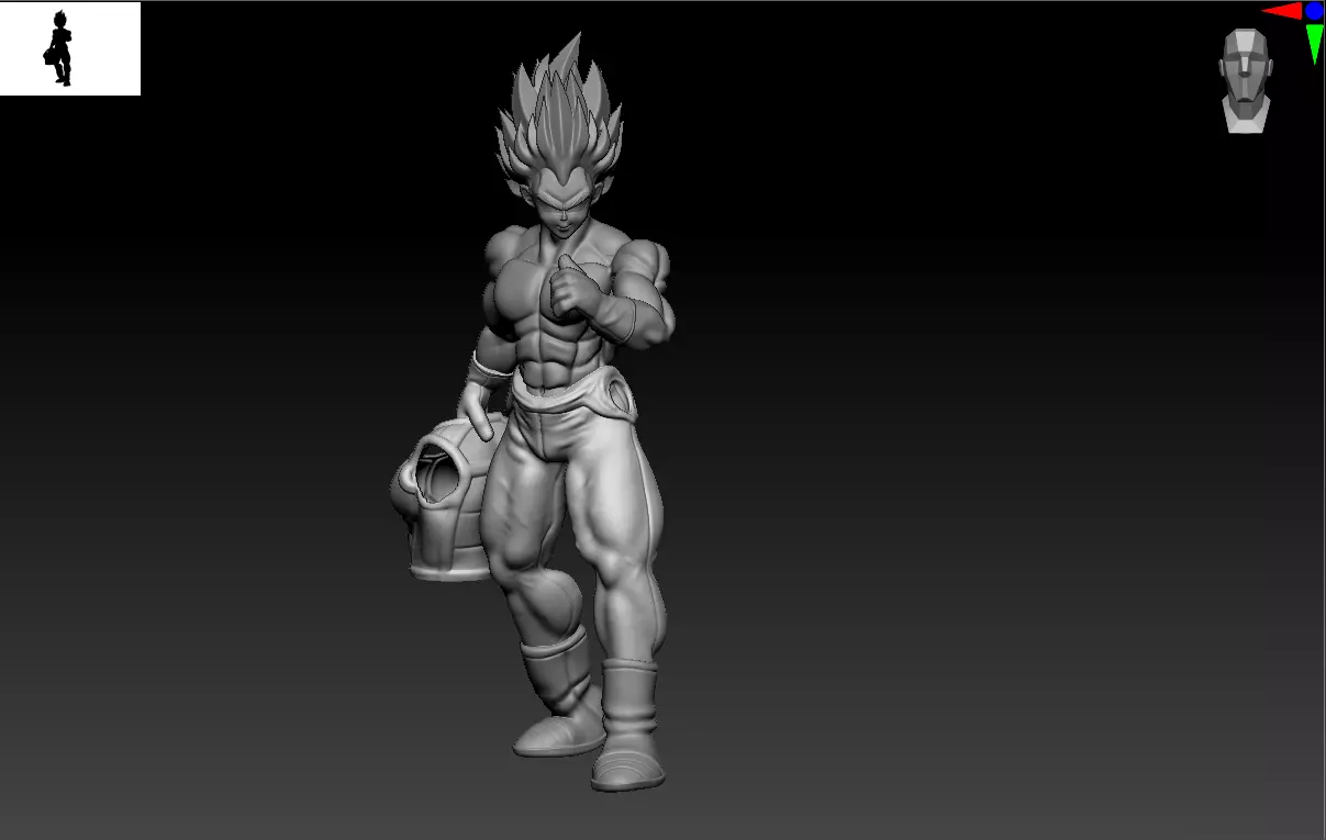VEGETA WORKOUT 3D print model
