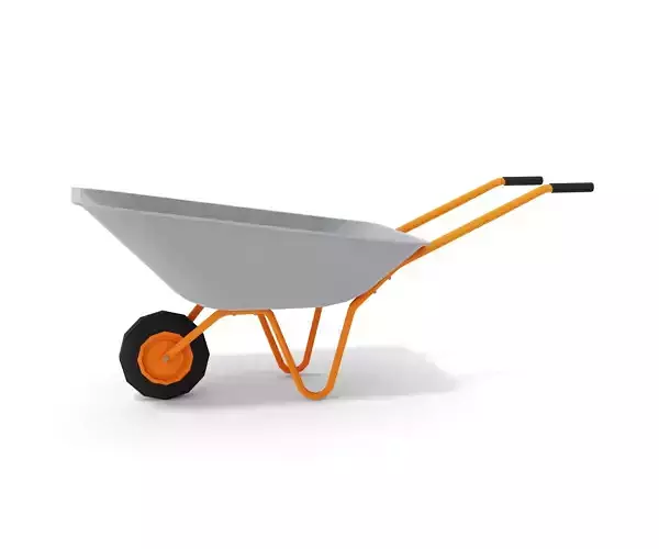Cartoon garden wheelbarrow