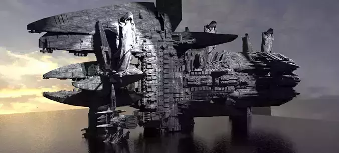 Alien Lookout Tower Kitbash 2