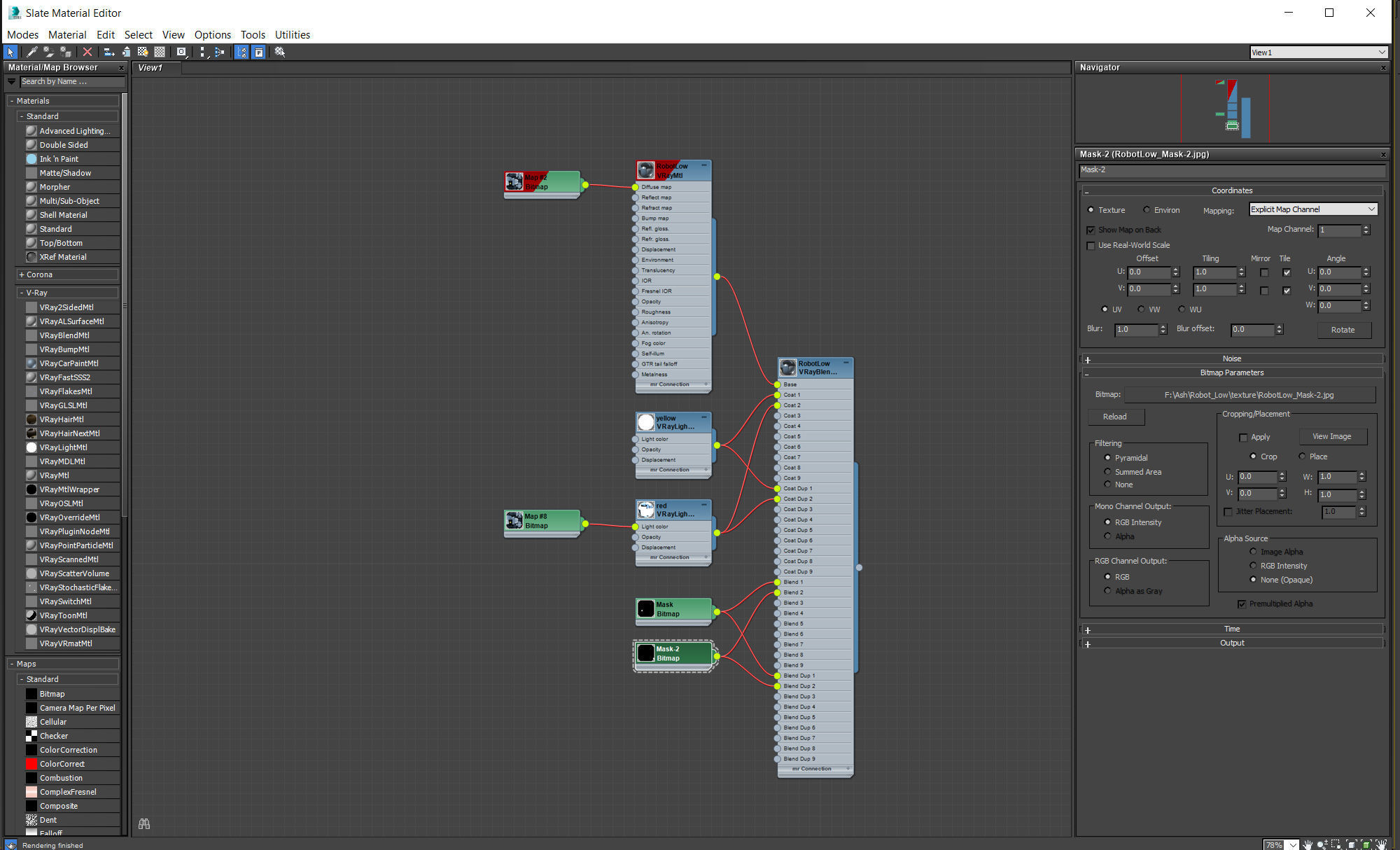 Robot Animation Low-poly 3D model_14