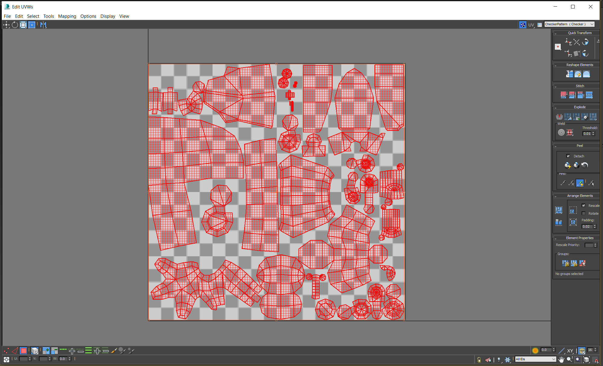 Robot Animation Low-poly 3D model_12