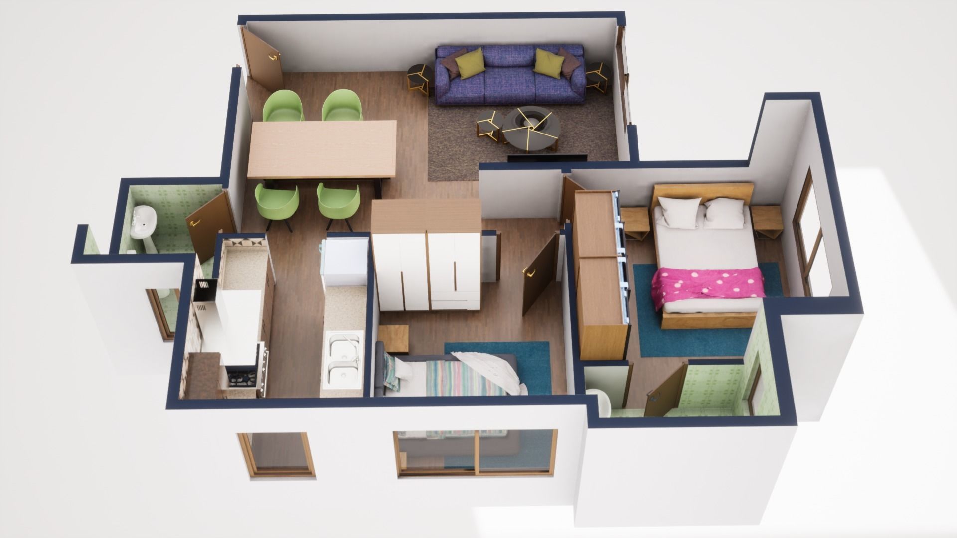 3D Floor Plan Model 31 3D model_4