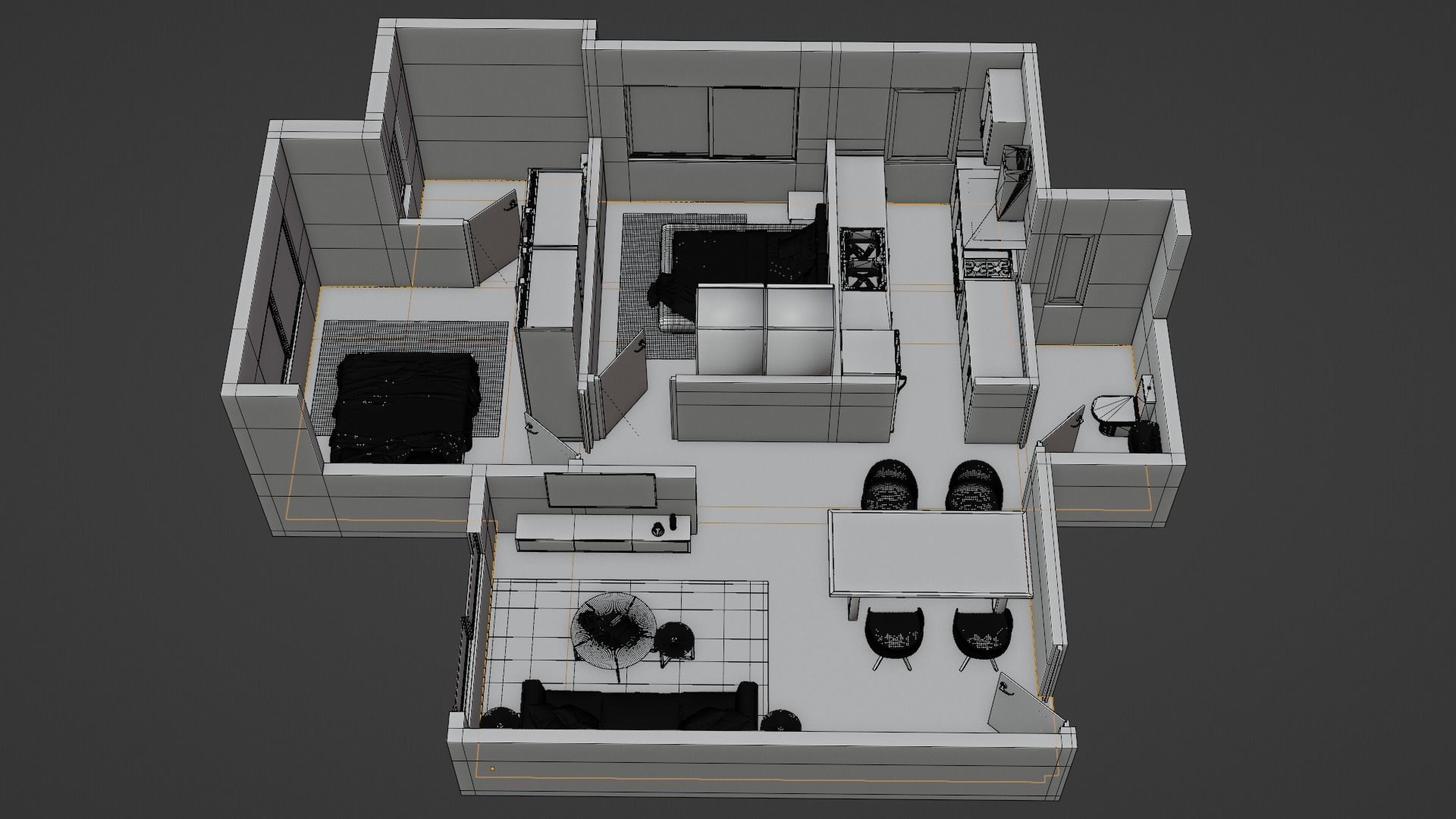 3D Floor Plan Model 31 3D model_5