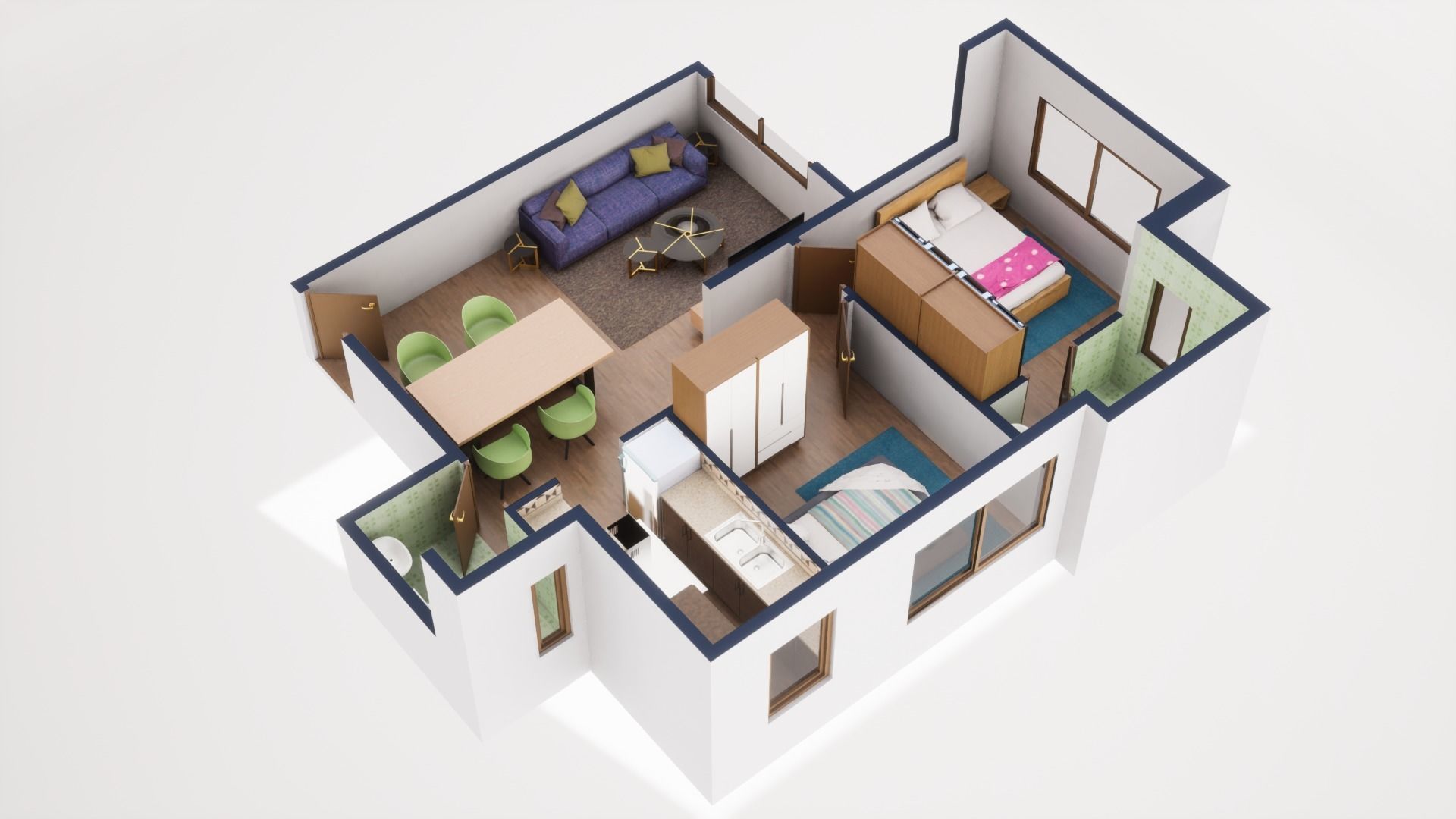3D Floor Plan Model 31 3D model_3