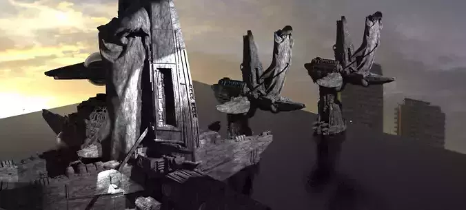 Angel Watch City Towers Kitbash 