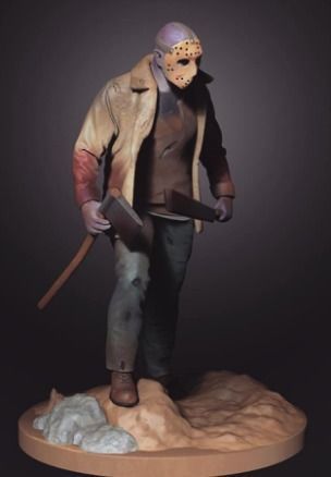 Jason Voorhees figurine 3d digital download 3D print model_1
