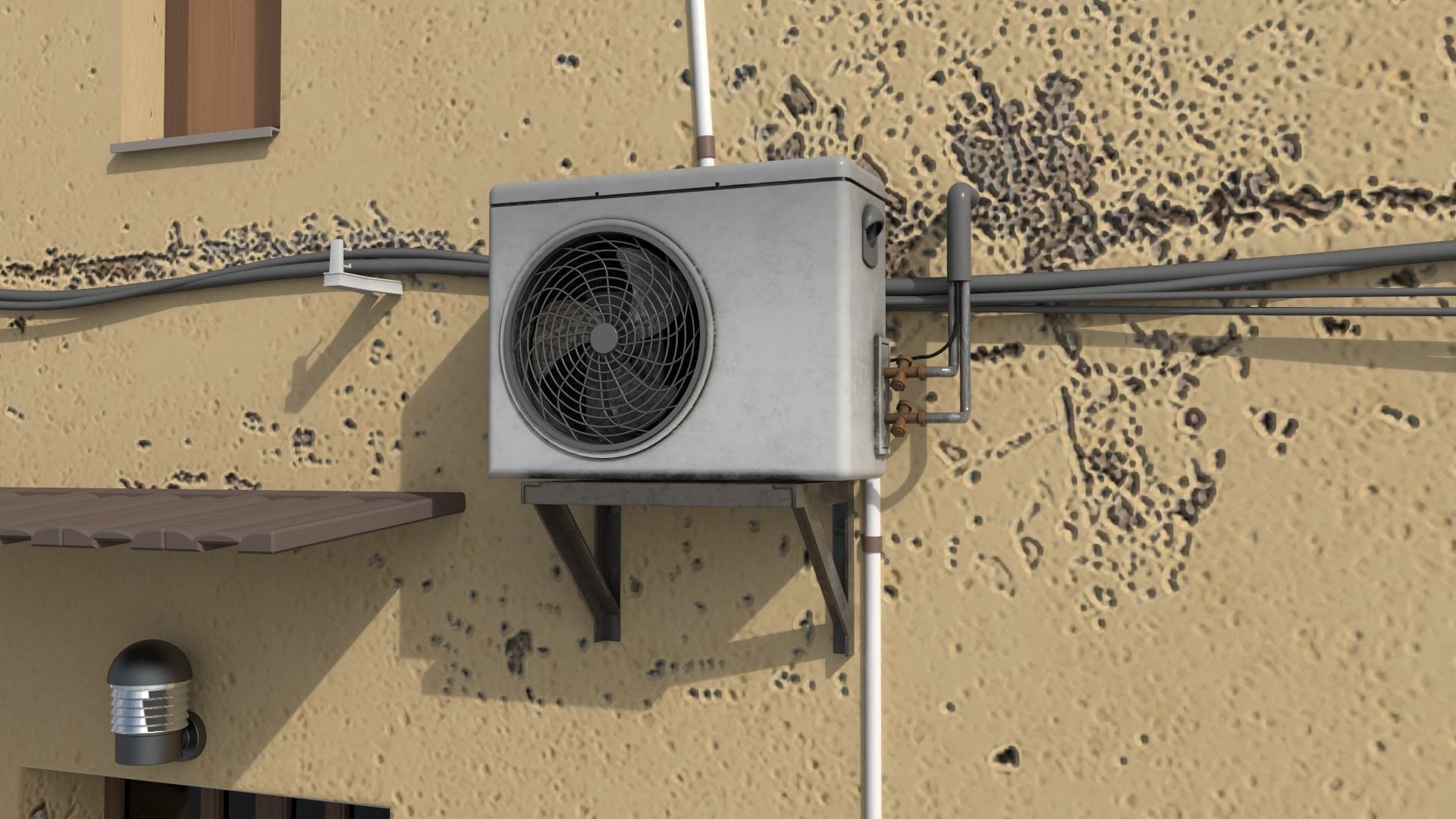 Sicilian Houses Low-poly 3D model_7