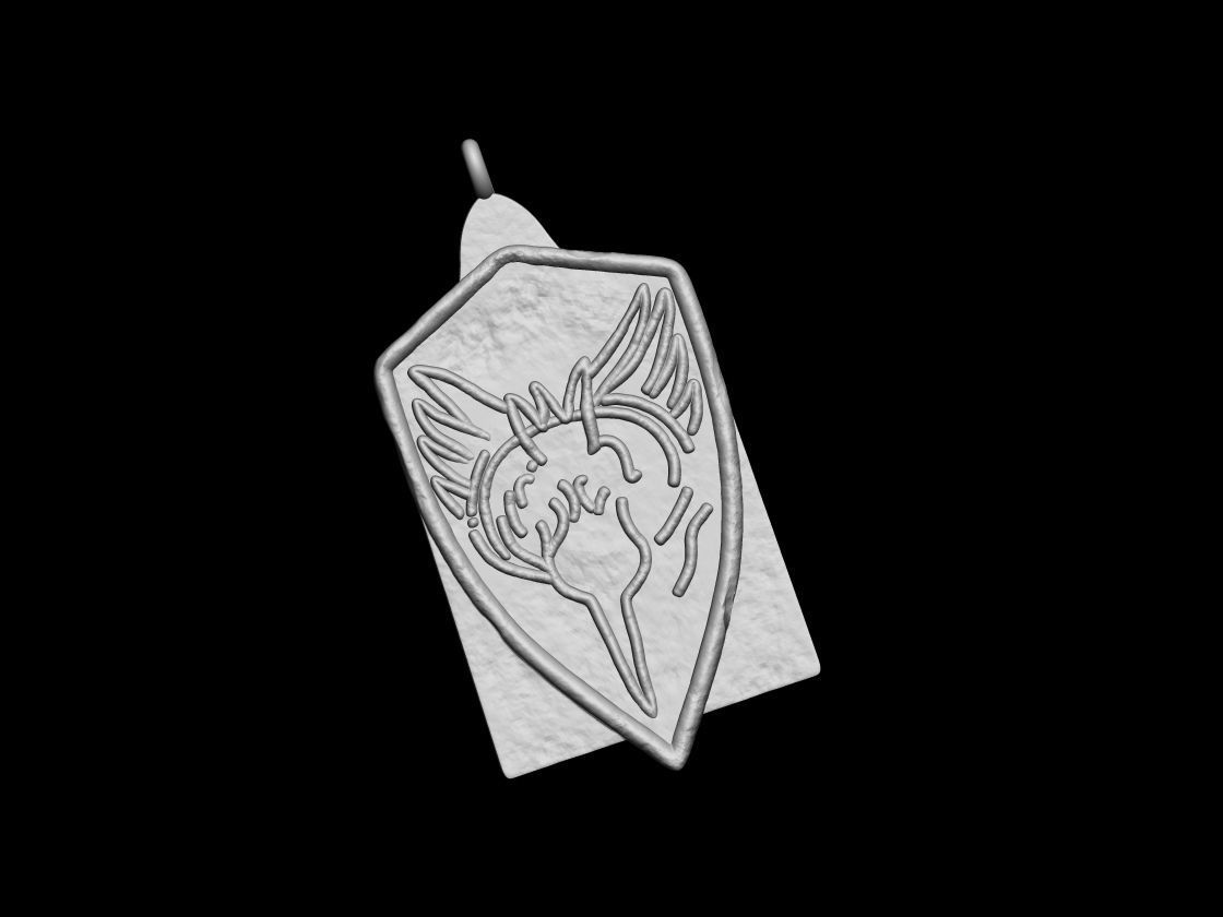 Halbrand lord of the rings Rings of power medal 3D  download 3D print model_1