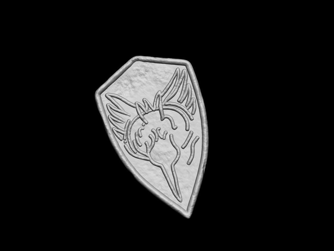 Halbrand lord of the rings Rings of power medal 3D  download 3D print model_2