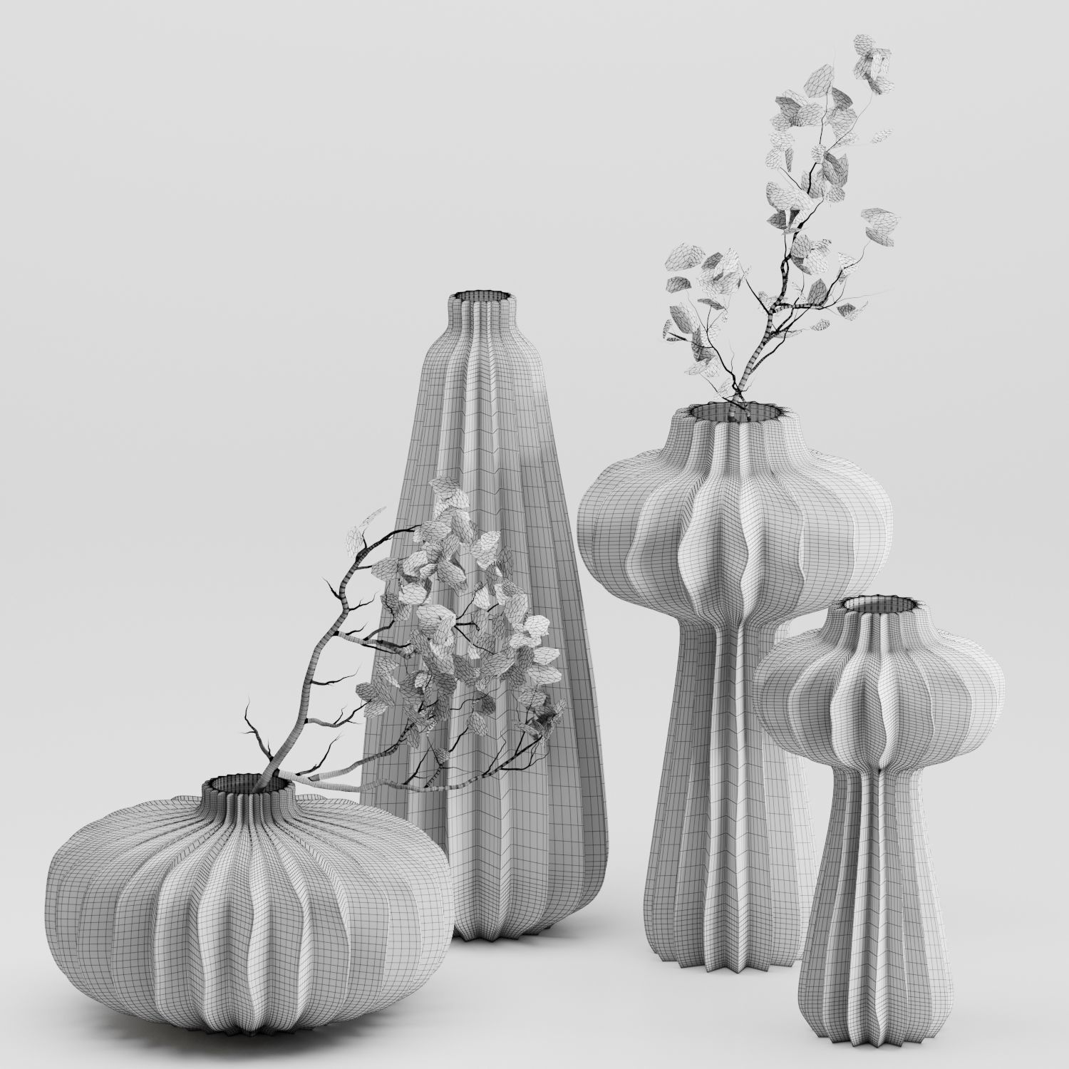 Vase Set 01-Lithos Vases 3D model_3