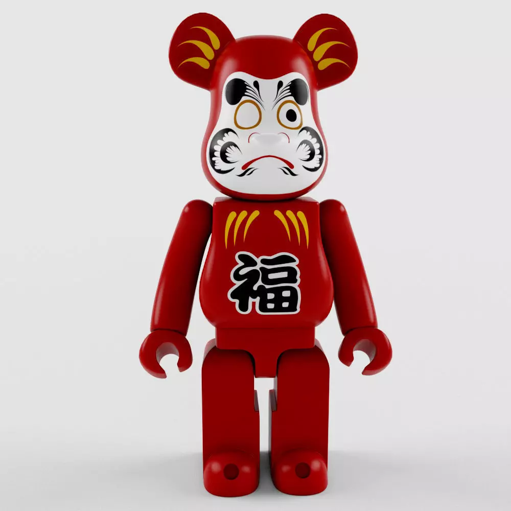 BEARBRICK chinese year Free 3D model