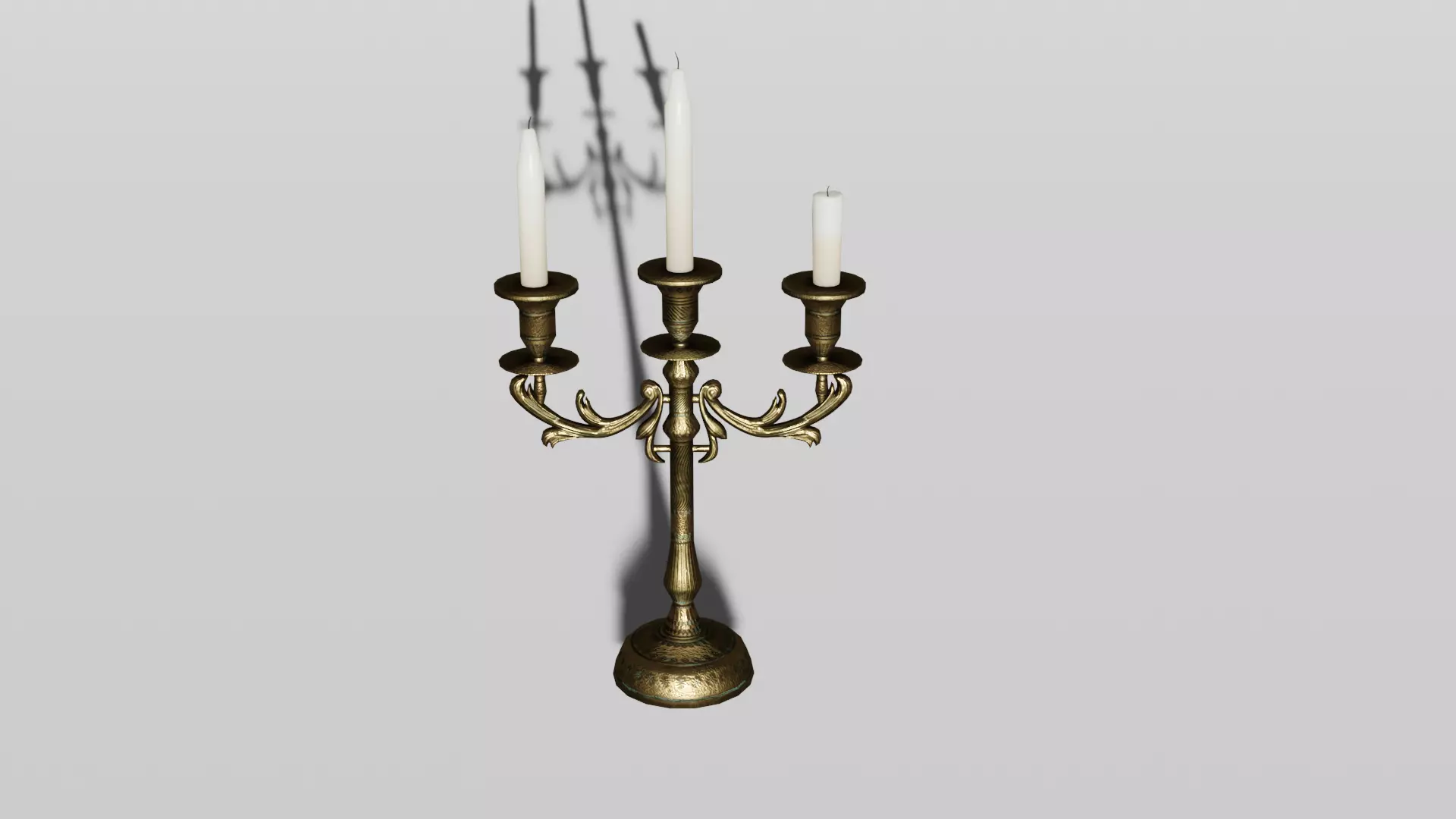 Candle Stick Free 3D model_0