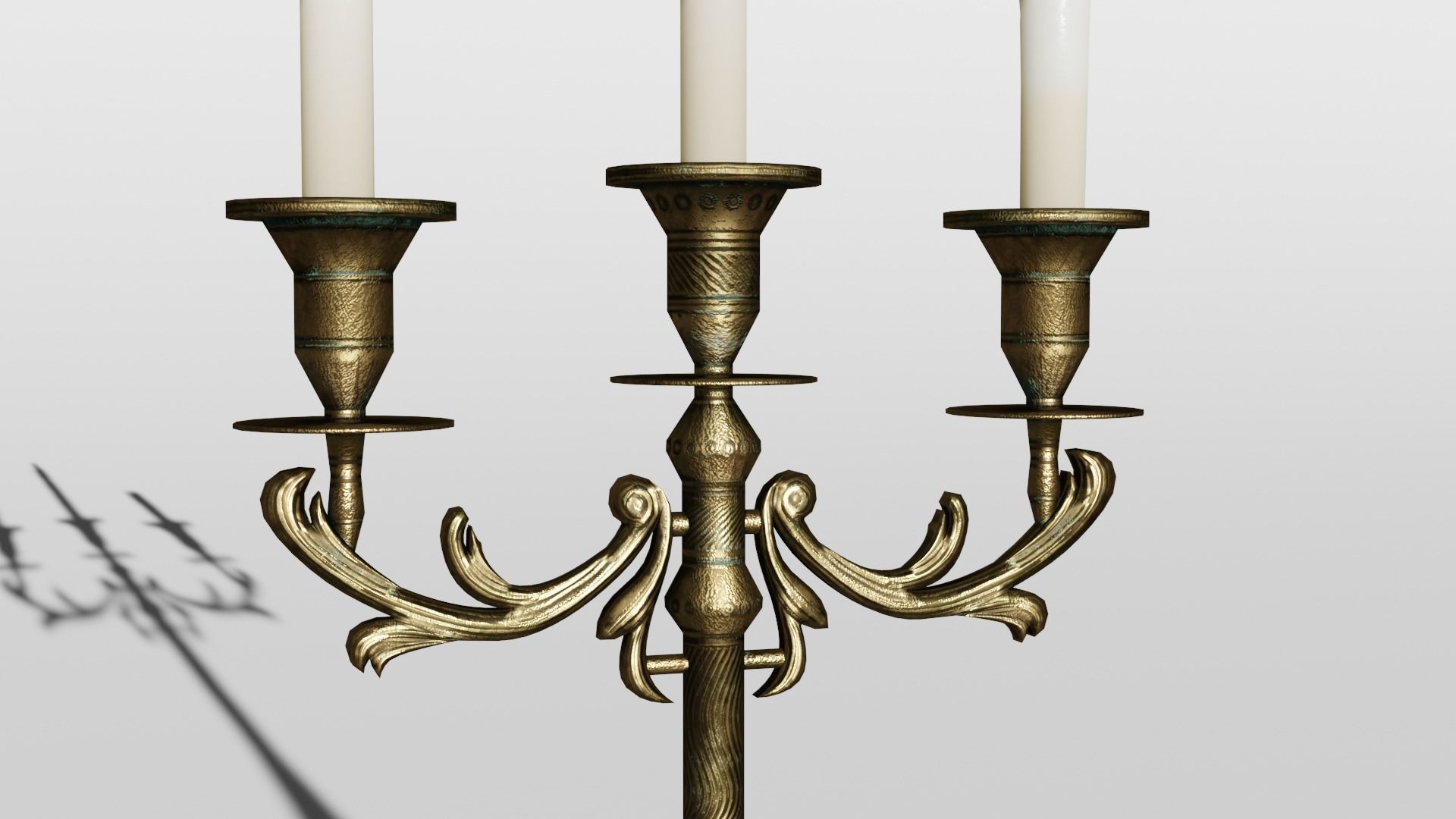 Candle Stick Free 3D model_1