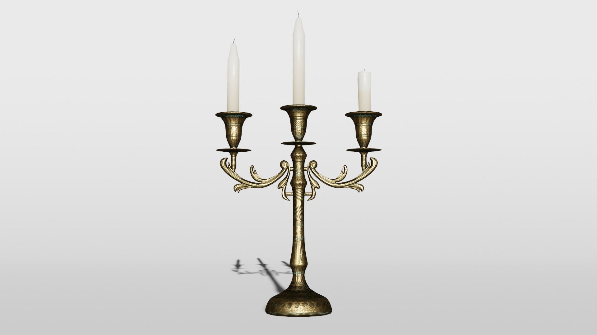 Candle Stick Free 3D model_3