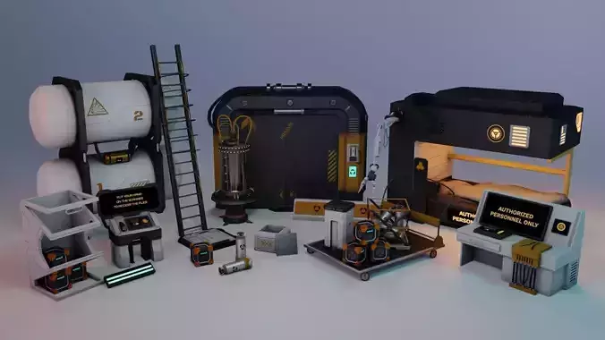 Sci-fi asset pack 