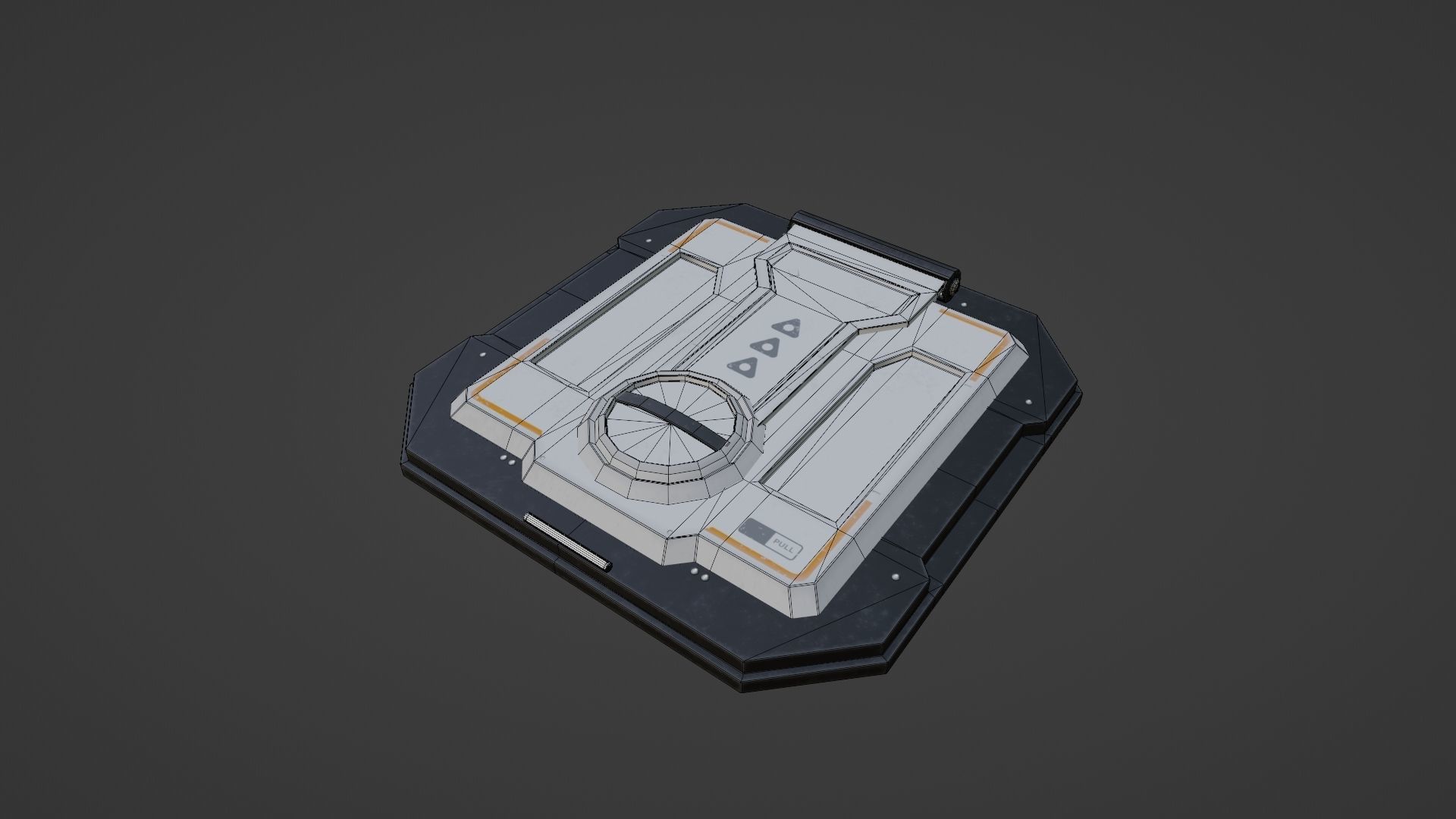 Sci-fi asset pack Free low-poly 3D model_14