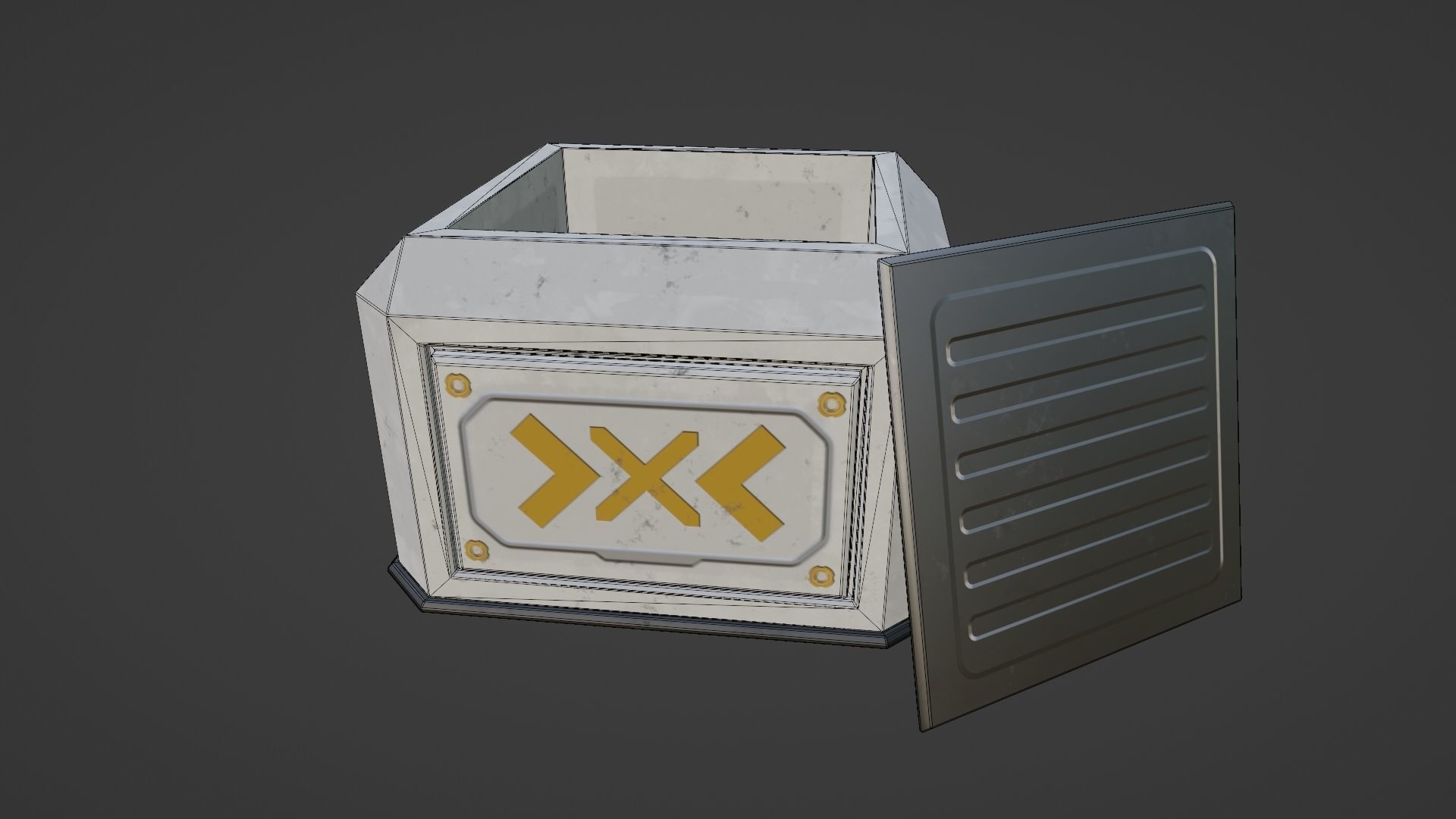 Sci-fi asset pack Free low-poly 3D model_18