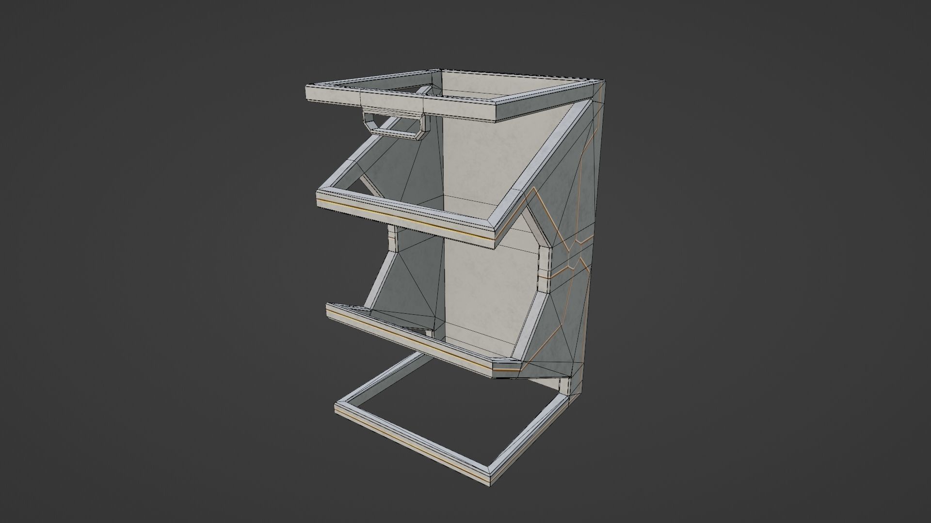 Sci-fi asset pack Free low-poly 3D model_19