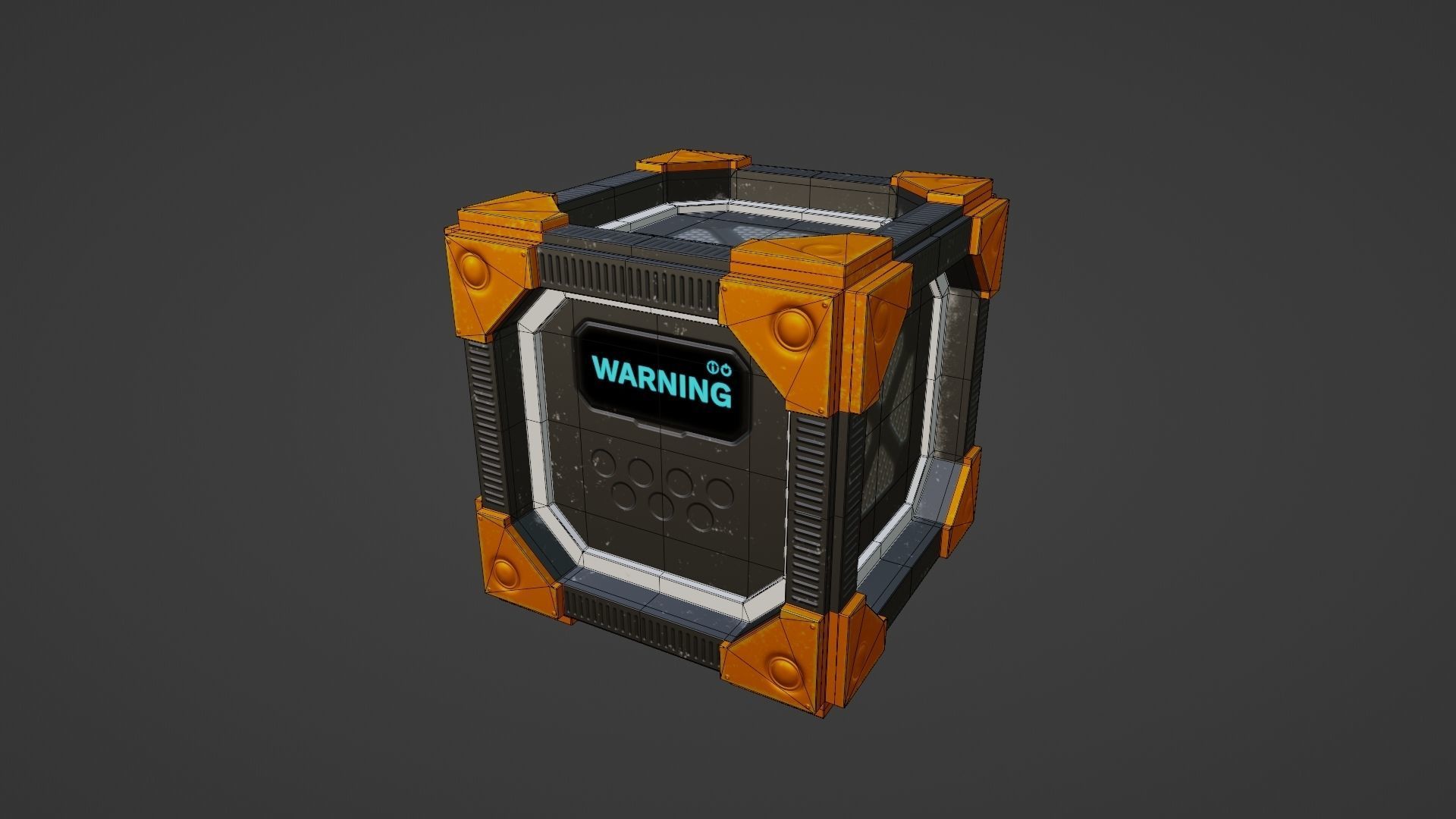 Sci-fi asset pack Free low-poly 3D model_9