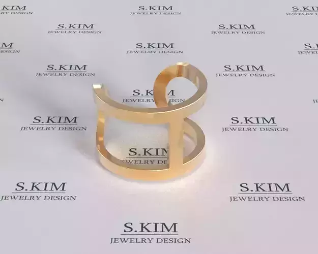 Bars ring 3D print model