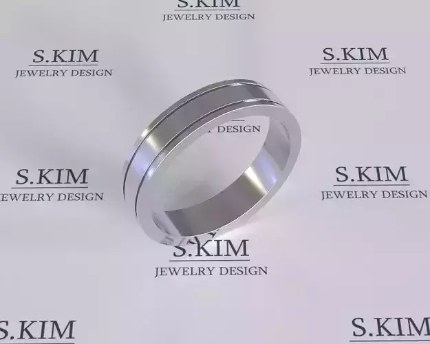 Wedding ring 3D print model