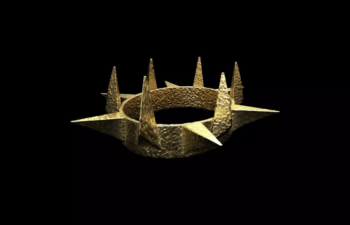 Durin crown Rings of power 3D DIGITAL FILE 3D print model_0