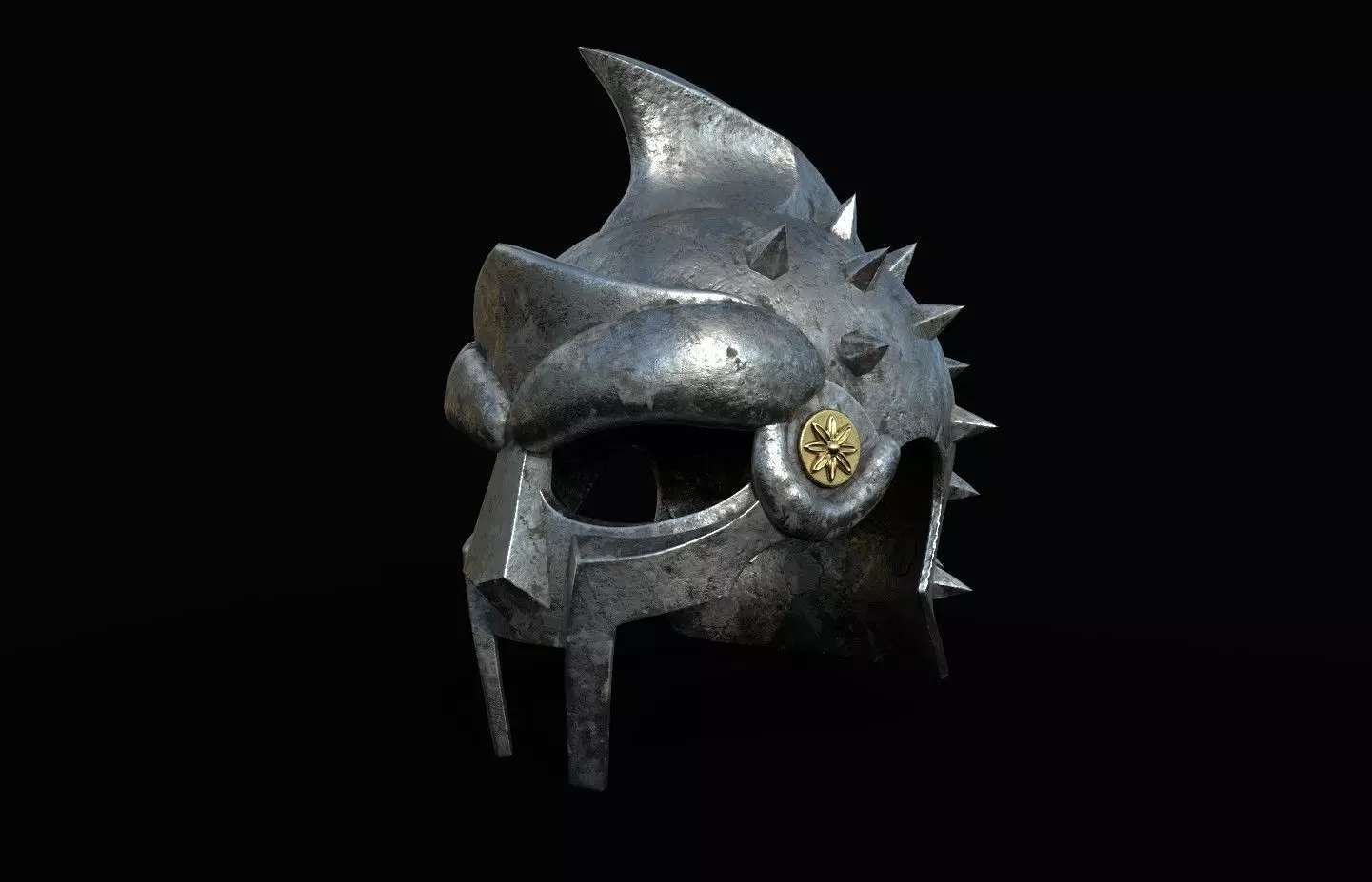 Gladiator Helmet 3d digital download 3D print model_0