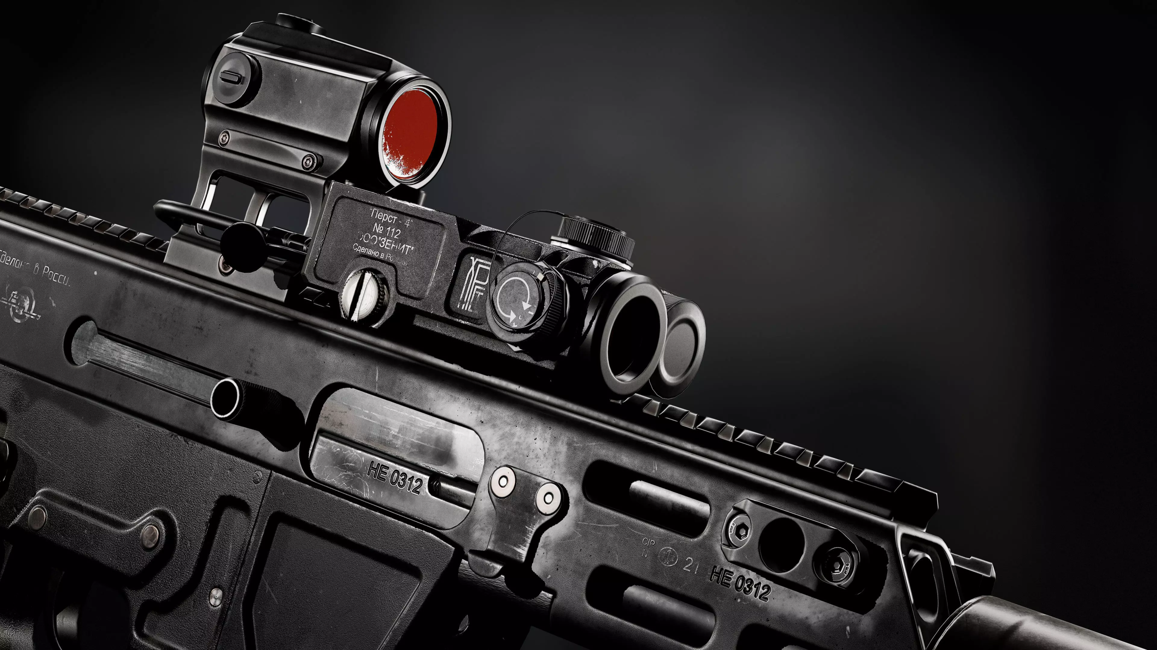 VPO-185 sniper rifle Low-poly 3D model_0